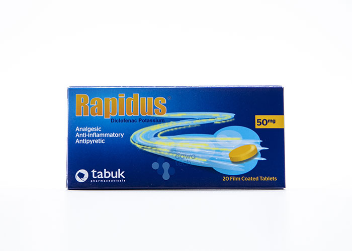 Rapidus 50mg Tab 20'S