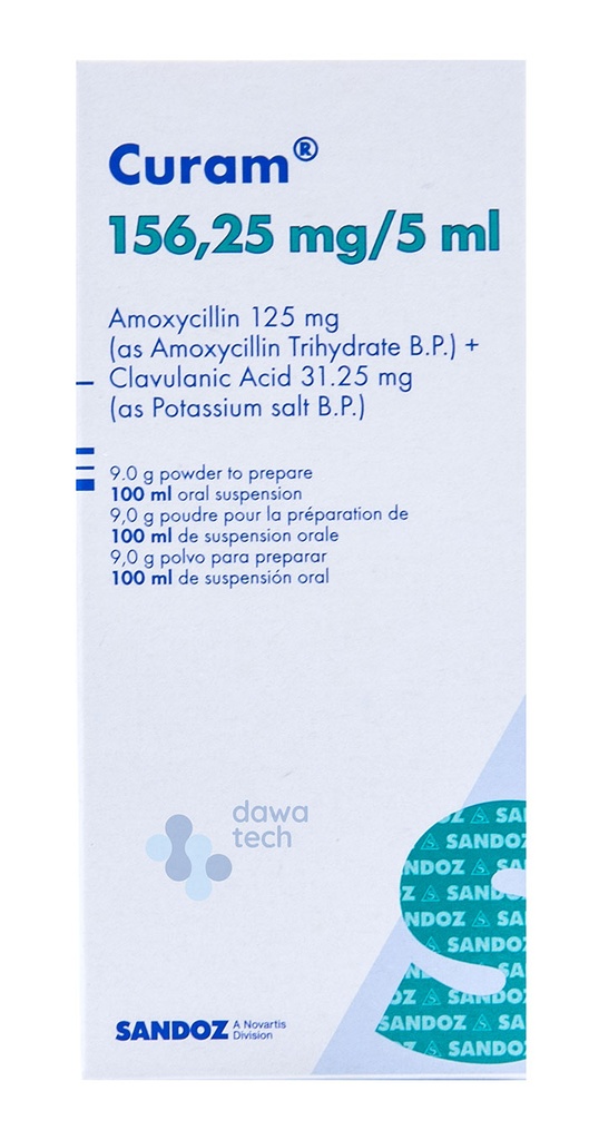 Curam 156.25mg/5ml Sups. 100ml
