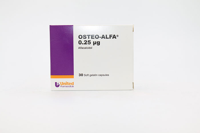 Osteo Alpha  0.25 Mcg Caps 30'S