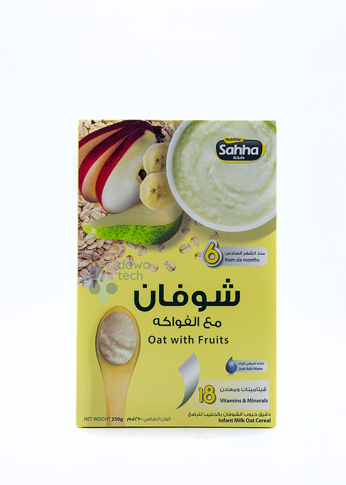 sahha oat with fruits250gr