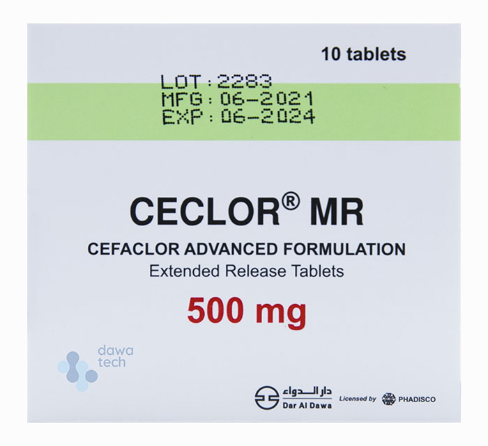 Ceclor Mr 500mg Tab 10'S