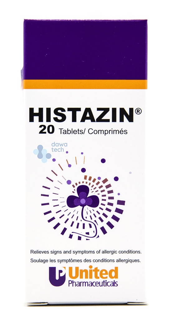 Histazin 25mg Tabs 20'S