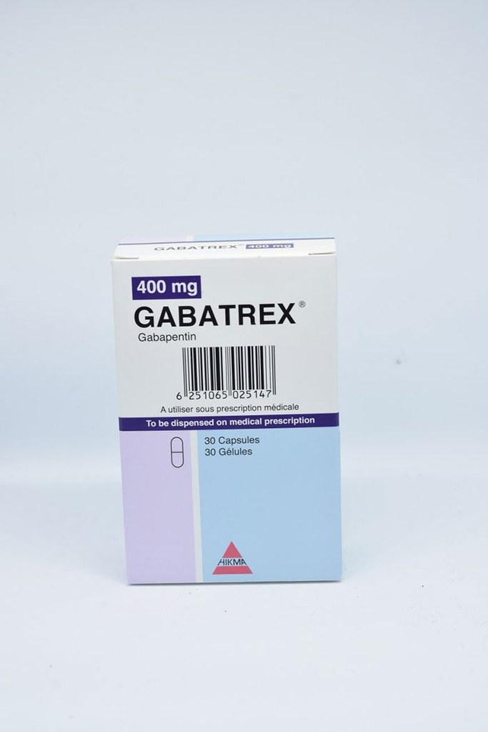 Gabatrex 400 Mg 30 Caps