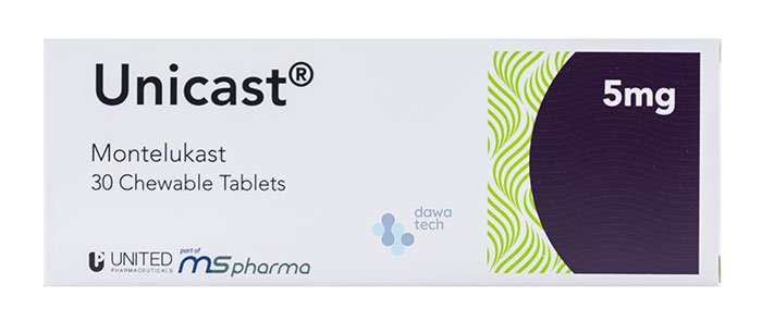 Unicast 5mg Chewable Tab