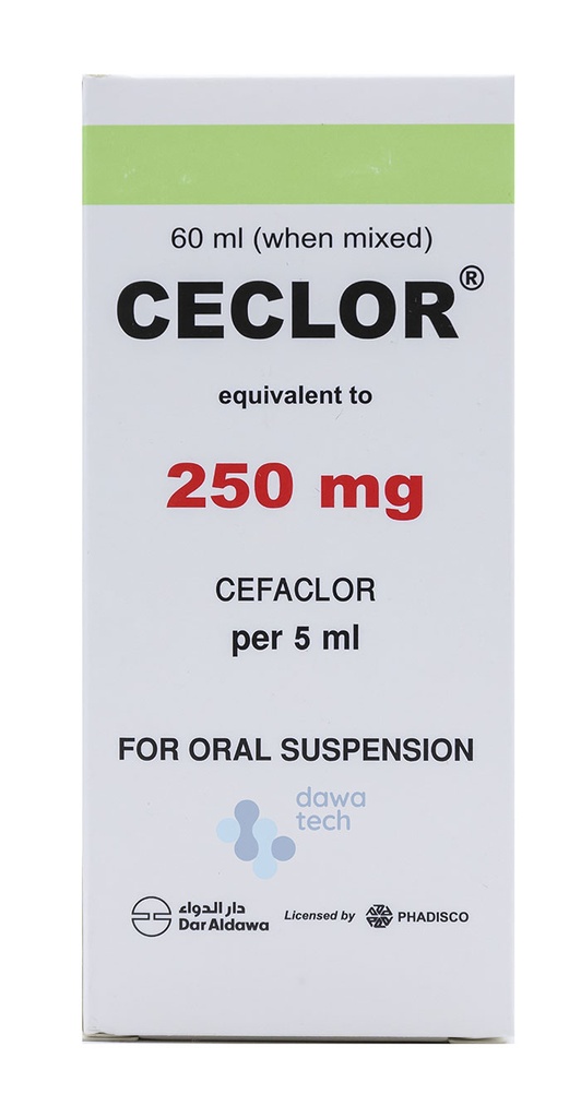 Ceclor 250mg/5ml Susp 100ml