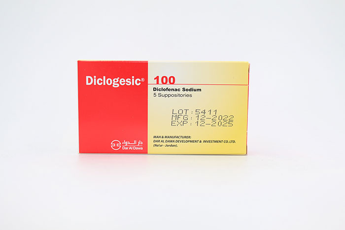 Diclogesic 100mg Supp.