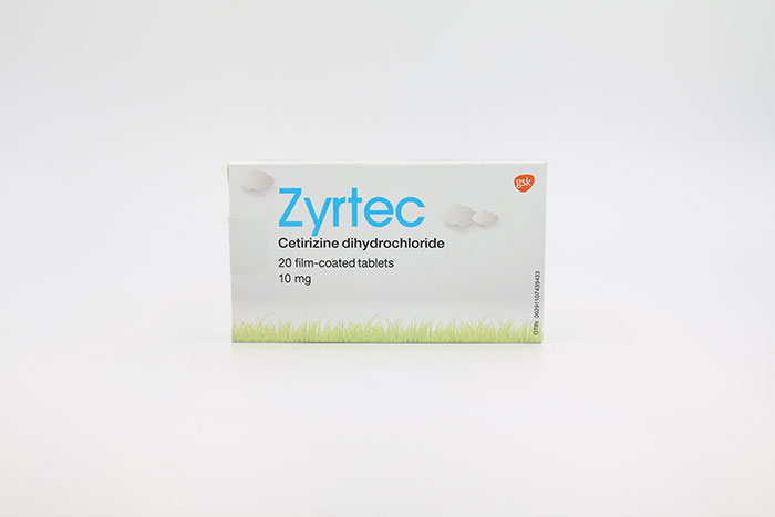 Zyrtec 10mg Tab.  20'S