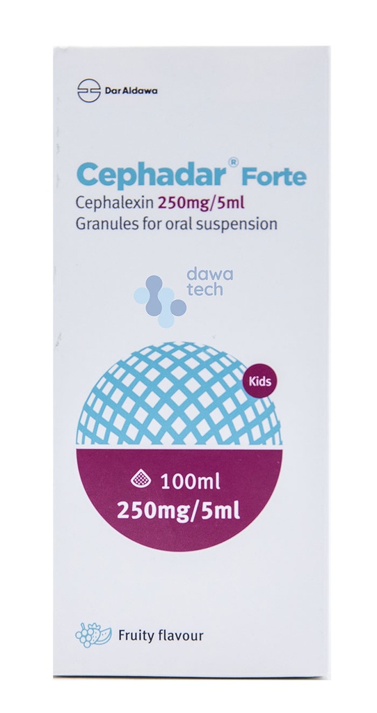 Cephadar Forte 250  Susp 100ml.