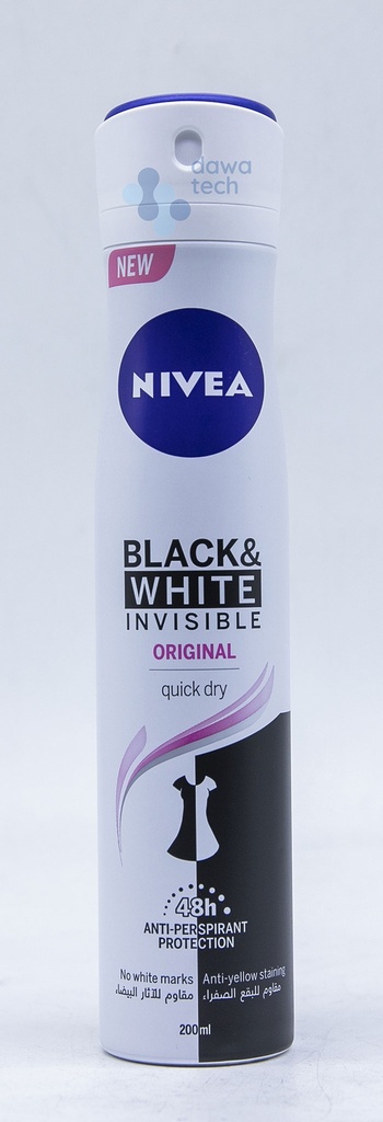 Nivea Invisible Black&White For Wemen 200ml