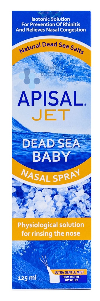 Apisal Jet NASAL Spray 125 Ml DEAD SEA (BABY)