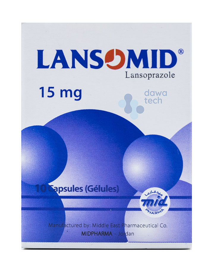 Lansomid 15mg Caps 10'S