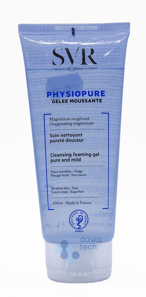 SVR physiopure gelee moussante 200ml