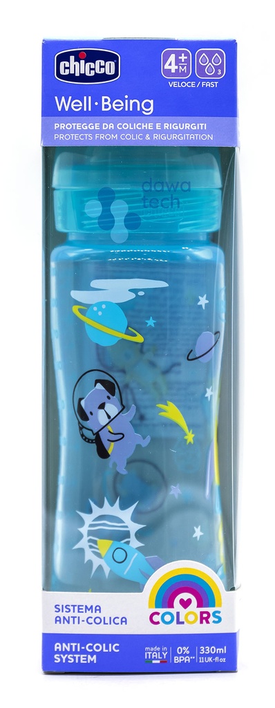 CHICCO BOTTLE V330 ML BOY