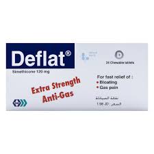 Deflat 120mg Tab 40'S Chew