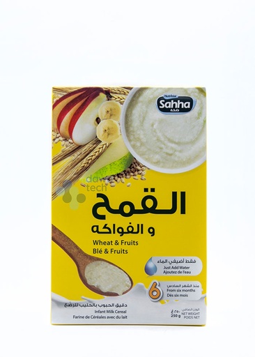 [6844] Sahha Wheat & 4 Fruits 250gm