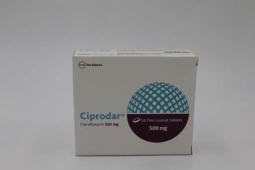 [411] Ciprodar 500 Tab 10'S.