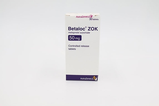 [8698] Betaloc Zok 50 Mg 30 Tab