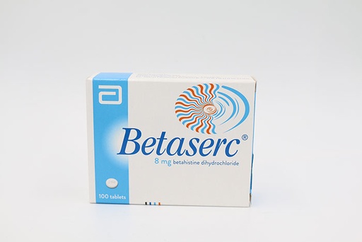 [3177] Betaserc 8mg Tab 100'S