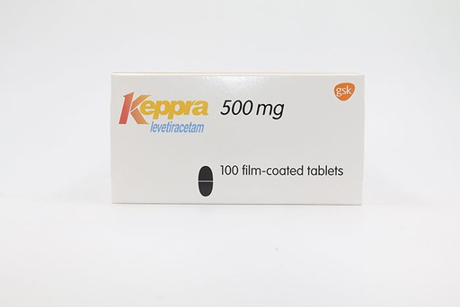 [7958] Keppra Levetiracetam 500mg Tab 100'S