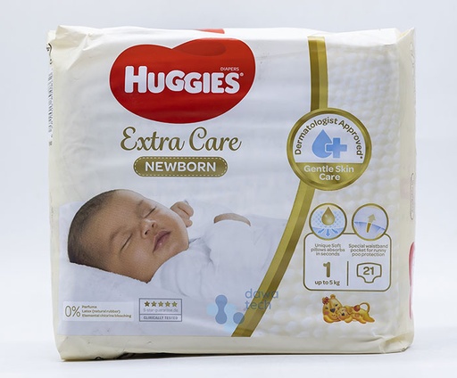 [6302] Huggies 1 (2-5kg) 21 Diapers
