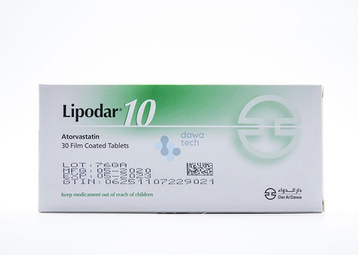 [10000] Lipodar 10 Tab 30