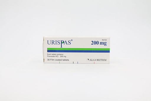 [10125] Urispas 200mg Tab 30