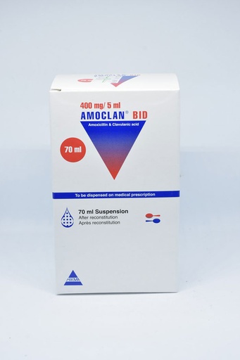 [13119] Amoclan Bid 400mg/5ml Susp 70ml