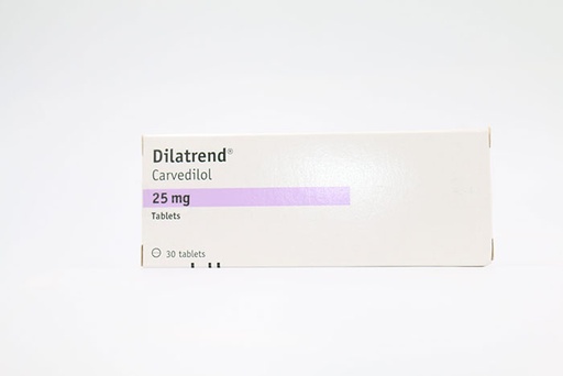 [3899] Dilatrend 25mg Tabs 30'S