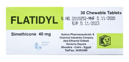 [773] Flatidyl 40mg Chewable Tab 30'S