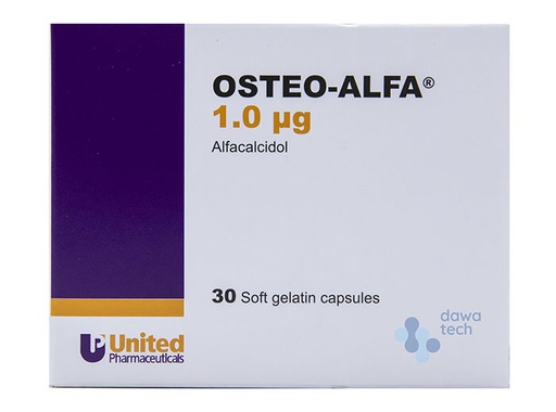 [12605] Osteo Alpha 1.0 Mcg Caps 30'S