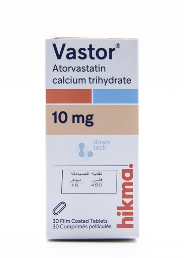[14965] Vastor 10mg Tabs 30s