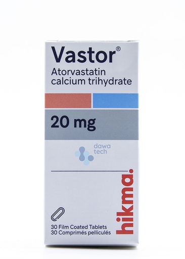 [14966] Vastor 20mg Tabs 30s