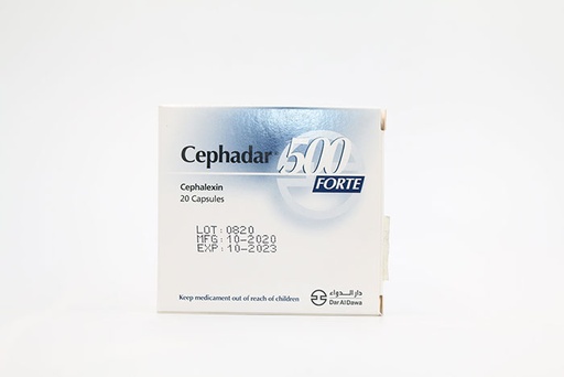 [391] Cephadar Forte 500mg Caps 20'S.