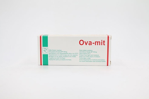 [2992] Ova-Mit 50mg Tabs 10'S