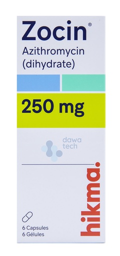 [1927] Zocin 250mg  Caps.  6`S