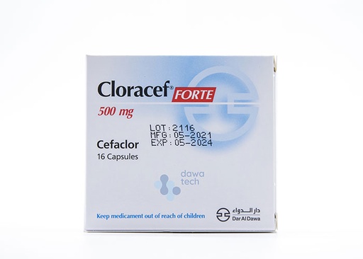 [395] Cloracef 500mg Caps 16'S.