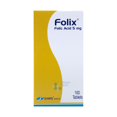 [19612] Joswe Folic Acid 5mg Tab 100'S