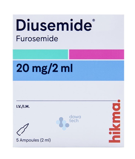 [2059] Diusemide 20 Mg 2ml Amp. 5'S