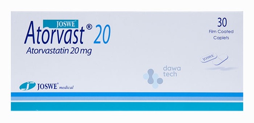 [9601] Atorvast 20mg 30 Caplets