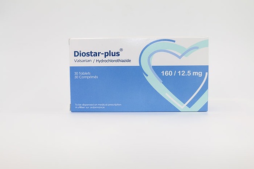 [23030] Diostar-Plus 160/12.5 Mg Tab. 30'S