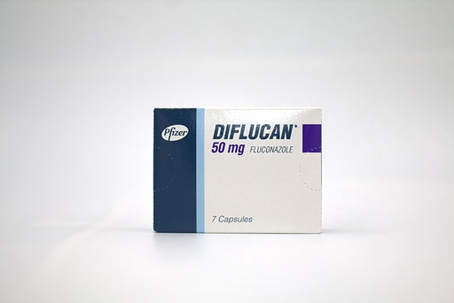 [1657] Diflucan 50mg Caps 7'S