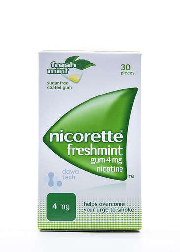 [25944] Nicoreete Gum Freshmint 4 Mg