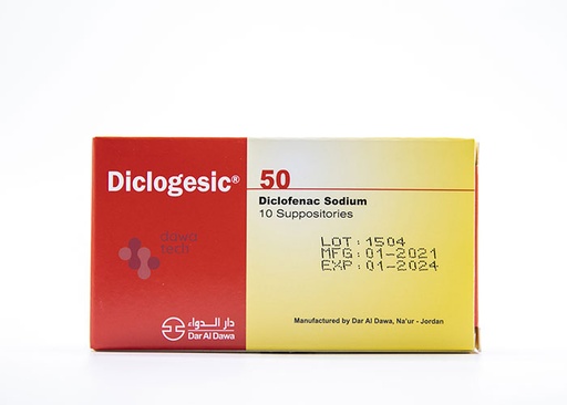 [430] Diclogesic 50mg Supp