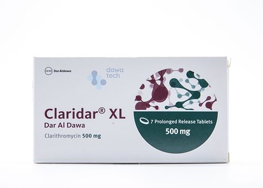 [25973] Claridar Xl 500mg Tab 7'S