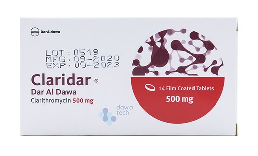 [5023] Claridar 500mg Tab 14'S