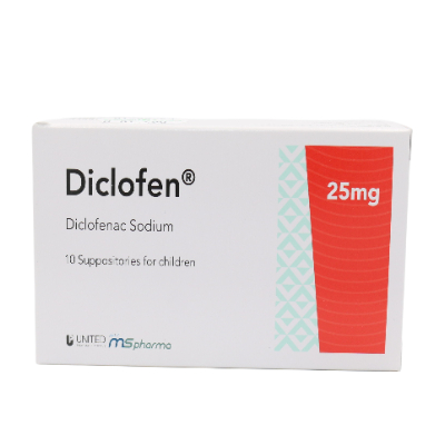 [3962] Diclofen 25mg Supp. 10'S