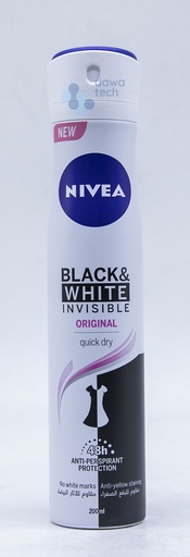 [27480] Nivea Invisible Black&White For Wemen 200ml