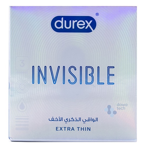 [32346] DUREX INVISIBLE 12 CONDOMS