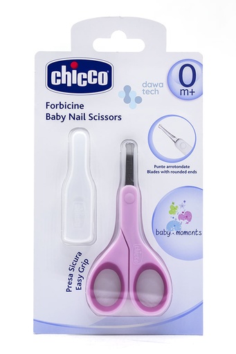 [30161] CHCCO BABY NAIL SCISSOR (PINK)