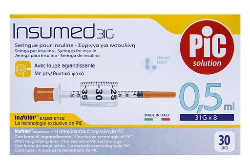 [32171] pic insumed insuline 0.5ml 30pcs